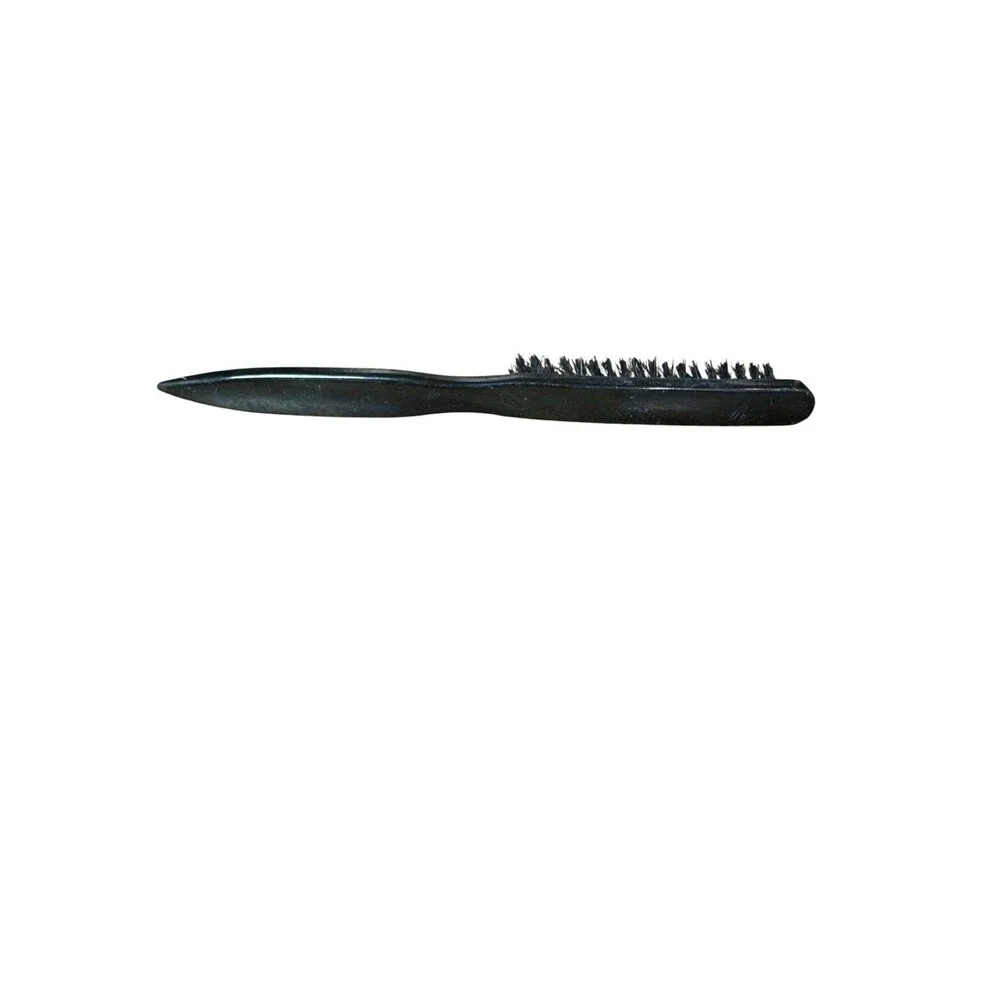 Vintage Conair Boars Bristle Styling Teasing Hair Thin Brush USA Wood Wooden